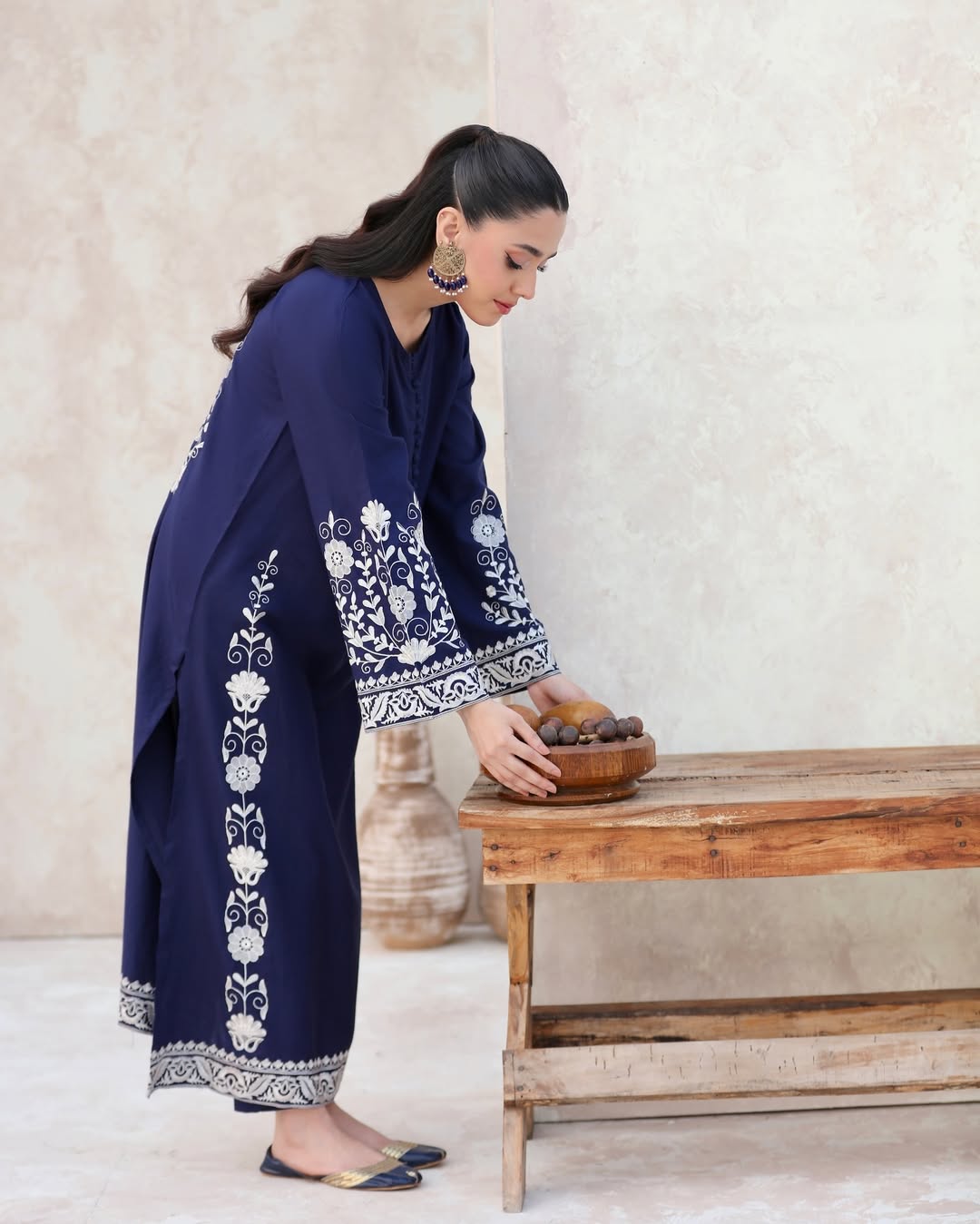 ARZU – Embroidered Long Length 2PC