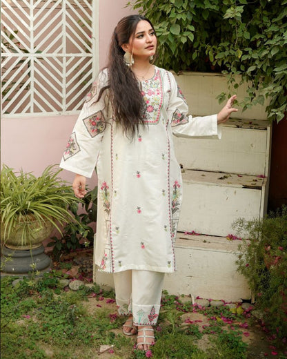‎WHITE DOVE EMB 2PC