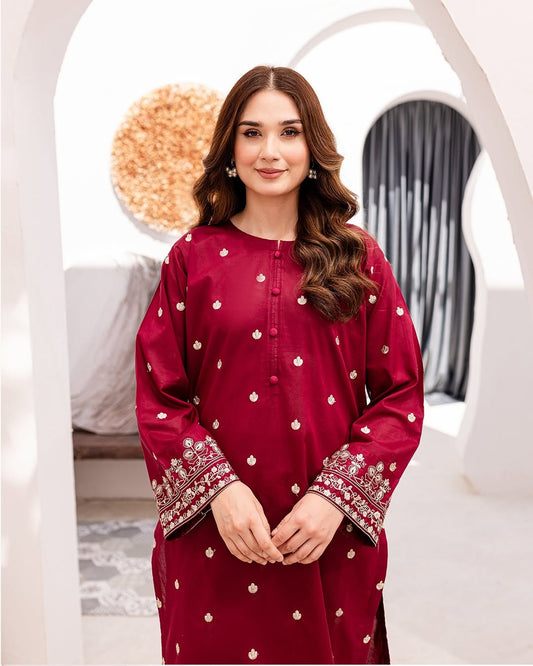 HASEEN EMB LONG LENGHT ‎(HEAVY EMBROIDERY)