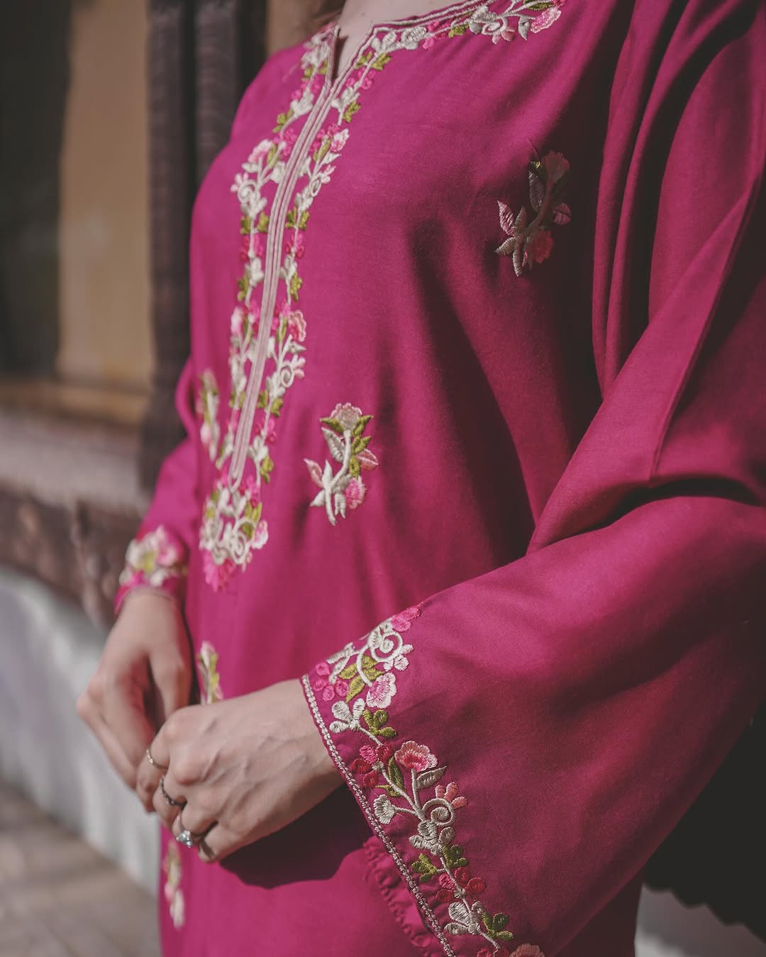 AANGAN - Embroidered Winter Linen