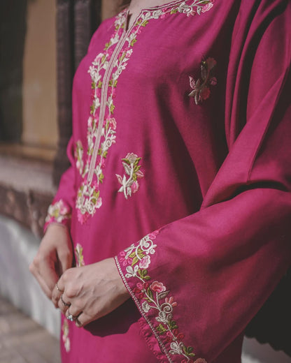 AANGAN - Embroidered Winter Linen