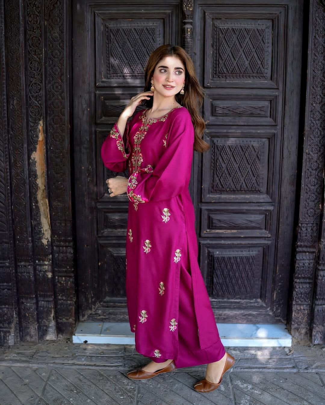 AANGAN - Embroidered Winter Linen