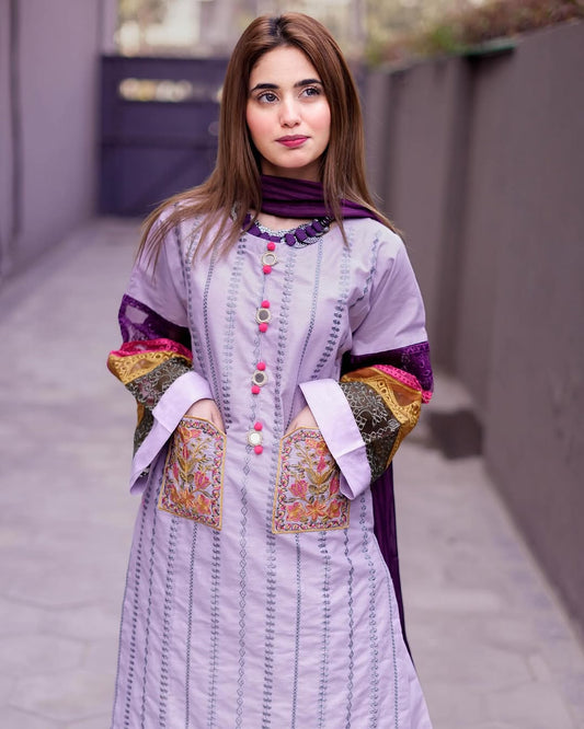 SELF – Double Pocket  Embroidery 2PC