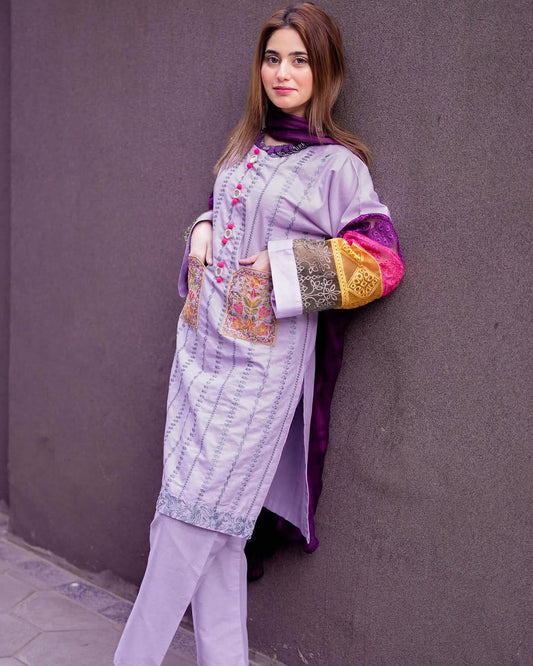 SELF – Double Pocket  Embroidery 2PC