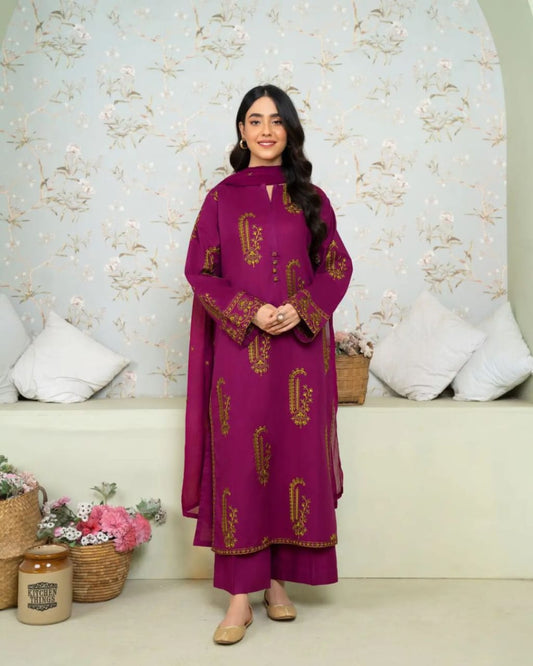JASMINE – Embroidered Long Length 2PC