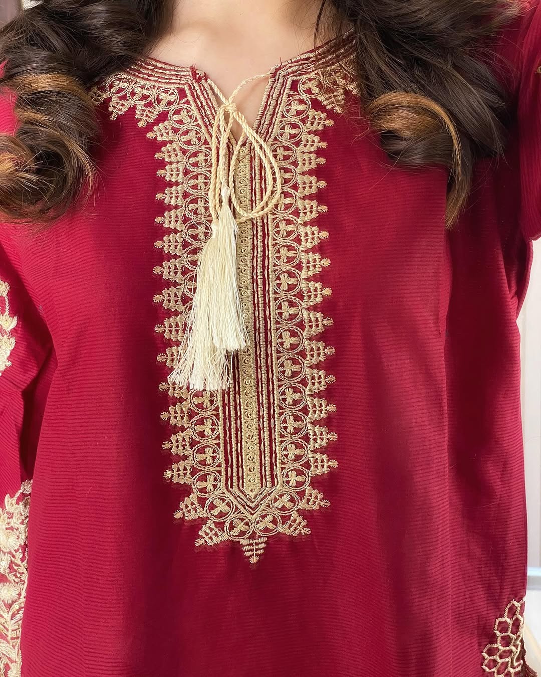 ANMOL – Cotton Sequence Work 2PC