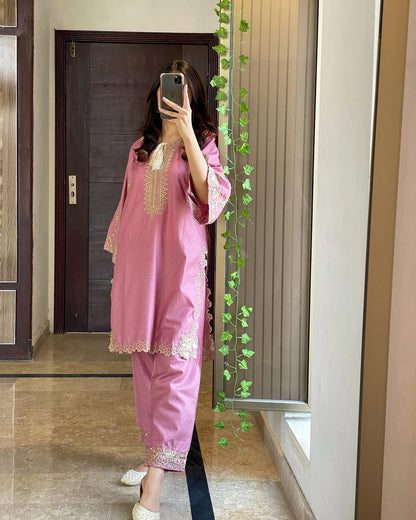 ANMOL – Cotton Sequence Work 2PC