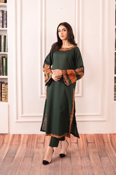 OMAL – Embroidered Long Length 2PC