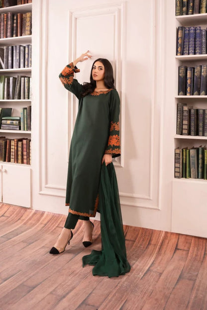 OMAL – Embroidered Long Length 2PC