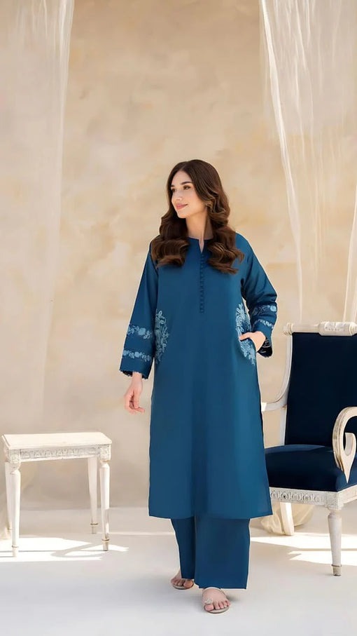 ADAAB – Elegant Embroidered Long-Length