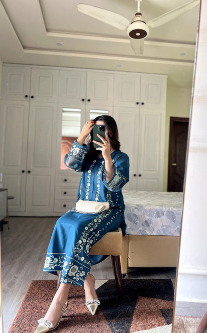 SAHER – Embroidered Long Length 2PC