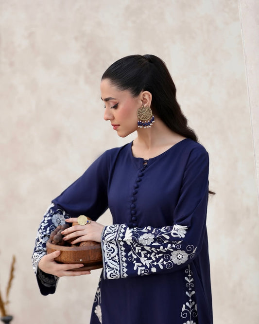 ARZU – Embroidered Long Length 2PC