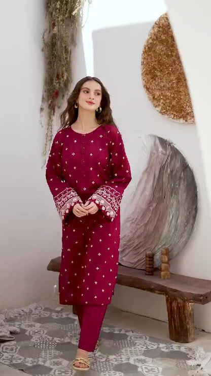 HASEEN EMB LONG LENGHT ‎(HEAVY EMBROIDERY)