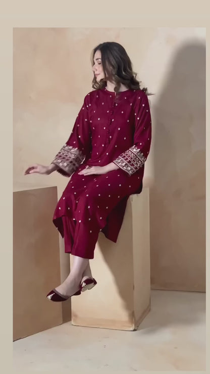 HASEEN EMB LONG LENGHT ‎(HEAVY EMBROIDERY)